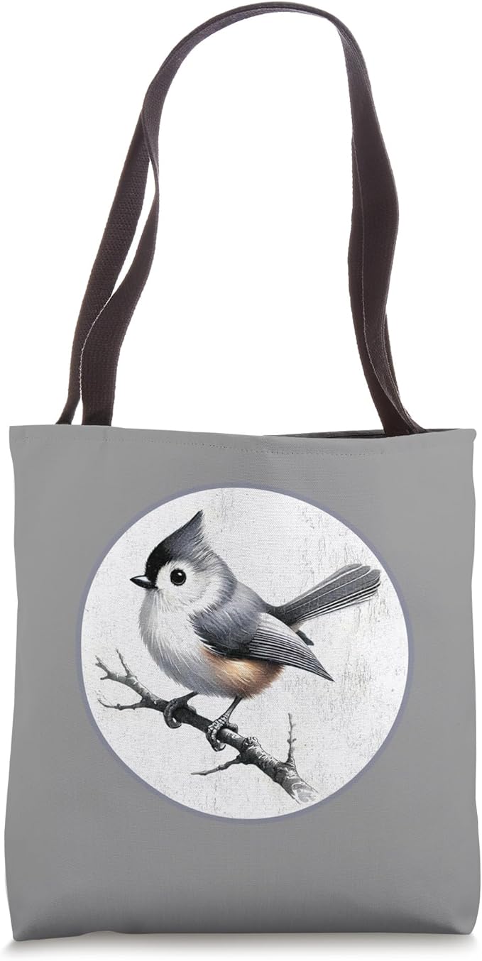 Tufted Titmouse Tote Bag